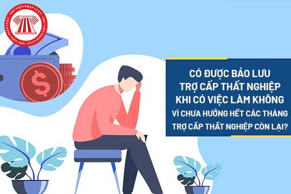 Có được bảo lưu trợ cấp thất nghiệp khi có việc làm không vì chưa hưởng hết các tháng trợ cấp thất nghiệp còn lại?