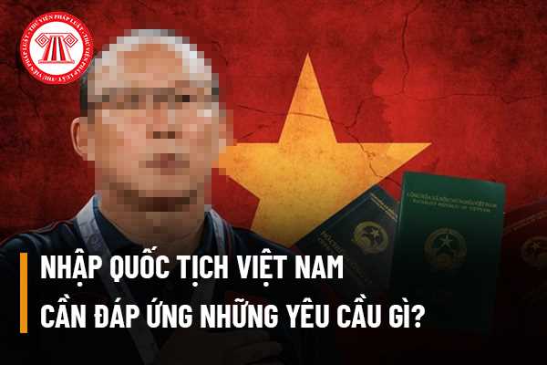 Người không quốc tịch cư trú tại Việt Nam muốn được nhập quốc tịch Việt Nam cần đáp ứng những yêu cầu gì? 