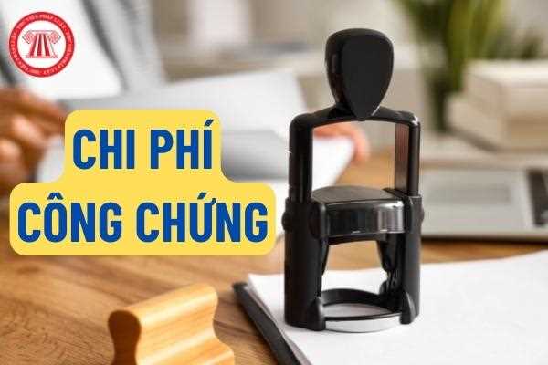 Phí công chứng