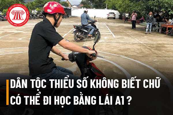 Người dân tộc thiểu số không biết chữ có thể đi học bằng lái A1 được hay không?