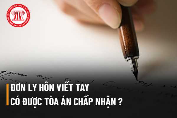 Đơn ly hôn viết tay 