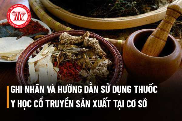 Thuốc y học cổ truyền sản xuất tại cơ sở không đăng ký lưu hành thì phải ghi nhãn như thế nào?