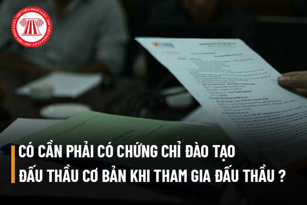 Có bắt buộc phải có chứng chỉ đào tạo đấu thầu cơ bản khi tham gia đấu thầu hay không? Thời hạn sử dụng của chứng chỉ đào tạo đấu thầu cơ bản là bao lâu?