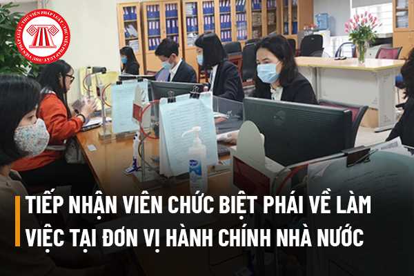 Đơn vị hành chính Nhà nước có được phép tiếp nhận viên chức biệt phái về làm việc hay không? Nếu có thì cần tuân theo những quy định thế nào?