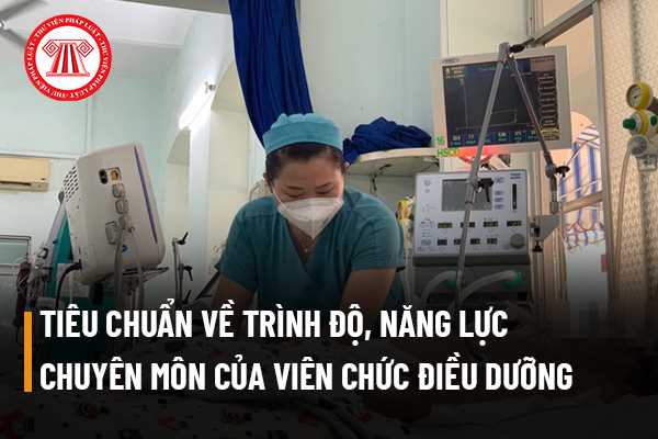 Tiêu chuẩn về trình độ đào tạo, bồi dưỡng, năng lực chuyên môn, nghiệp vụ của viên chức điều dưỡng hạng III - Mã số: V.08.0512 phải đảm bảo theo quy định thế nào?