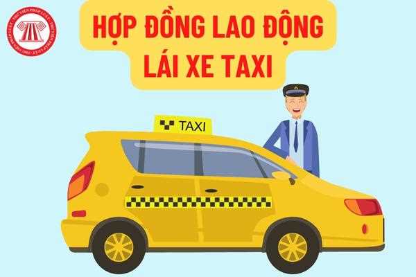 Đặt cọc khi ký hợp đồng lao động lái xe Taxi