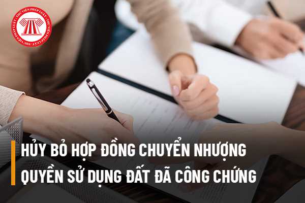 Hợp đồng chuyển nhượng quyền sử dụng đất đã công chứng