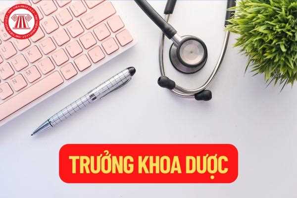 Trưởng khoa Dược 