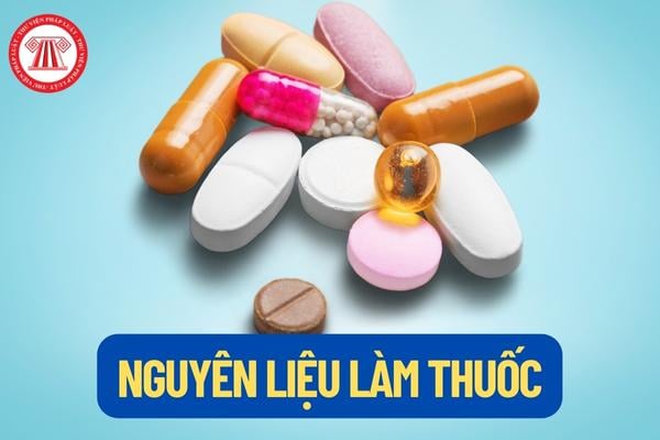 Nguyên liệu làm thuốc