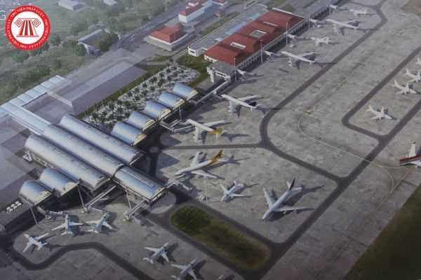 Trong nội dung quy hoạch cảng hàng không sân bay có bao gồm công trình cung cấp dịch vụ của từng khu chức năng nào?