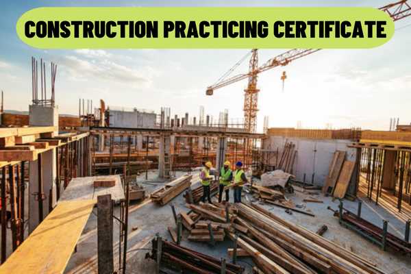 Are individuals eligible to apply for a construction practicing certificate, in particular construction valuation?