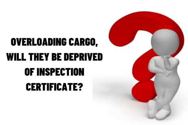 The vehicle with the permissible payload written on the inspection certificate is 8.8 tons, but it has an actual weight of 16.3 tons, will the inspection certificate be deprived?