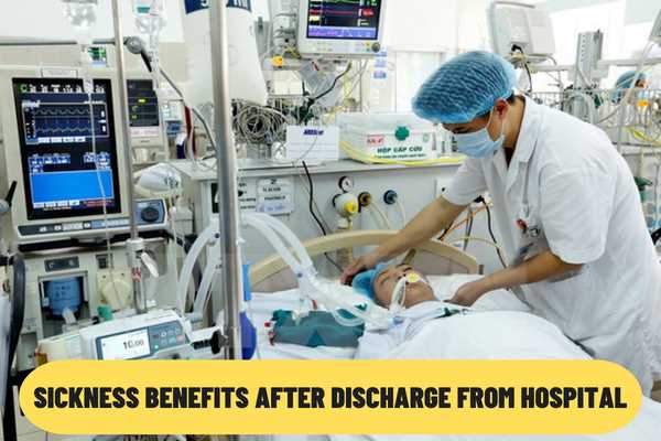 After discharge from hospital, is a person eligible for the sickness benefits in case of being hospitalized for 5 days to undergo a surgery and 5 extra days off at home?