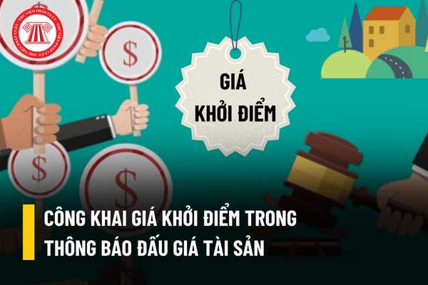 Có bắt buộc phải đề cập thông tin về giá khởi điểm trong thông báo đấu giá hay không?