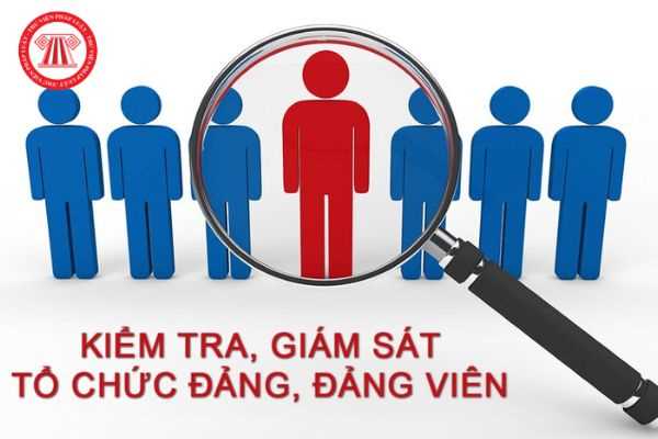 Hoạt động kiểm tra và giám sát của Đảng được tổ chức đảng tiến hành dựa trên nguyên tắc nào?