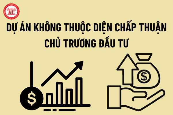 Dự án không thuộc diện chấp thuận chủ trương đầu tư