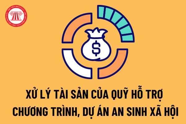 Xử lý tài sản của Quỹ Hỗ trợ chương trình, dự án an sinh xã hội Việt Nam khi hợp nhất, sáp nhập, chia, tách, đình chỉ có thời hạn hoạt động và giải thể?