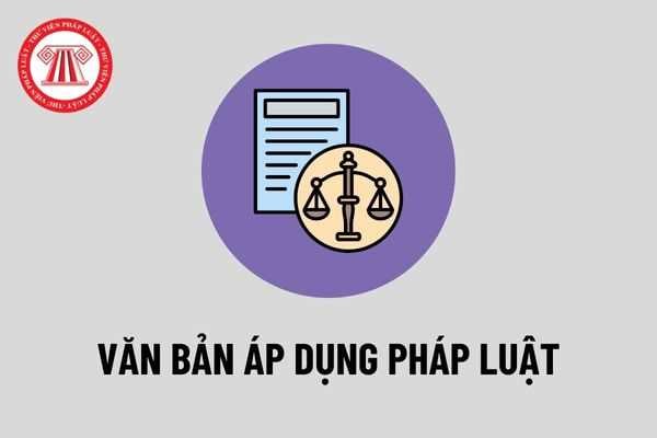 Thế nào là văn bản áp dụng pháp luật? Sự khác biệt giữa văn bản quy phạm pháp luật và văn bản áp dụng pháp luật?