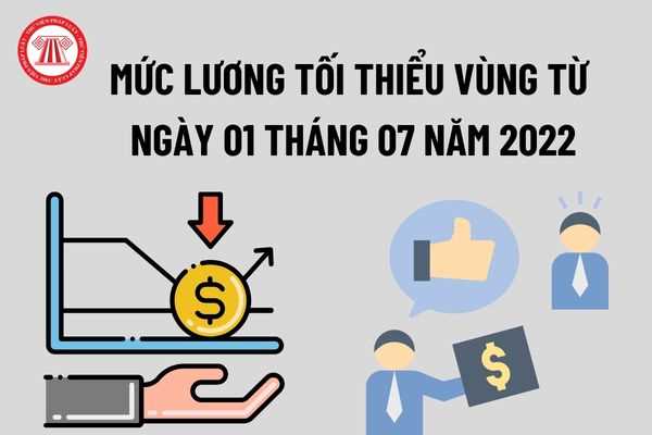 Mức lương tối thiểu vùng từ ngày 01 tháng 07 năm 2022