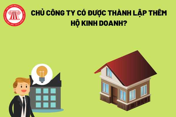 Chủ công ty có được thành lập thêm hộ kinh doanh?