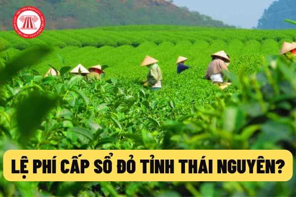 Mức thu lệ phí cấp (sổ đỏ) giấy chứng nhận quyền sử dụng đất trên địa bàn tỉnh Thái Nguyên được quy định như thế nào?