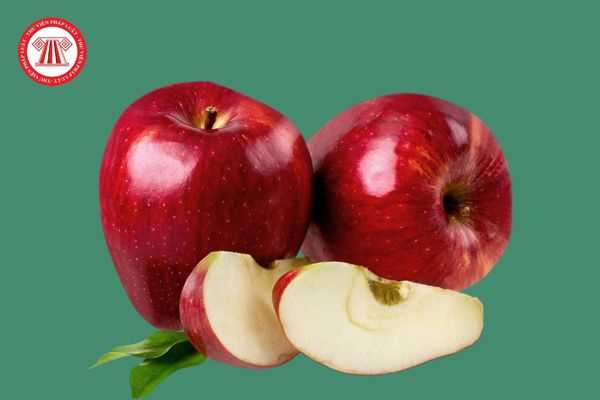 Ghi nhãn tên sản phẩm trên bao gói táo tây quả tươi có sử dụng mã màu thì có cần có cần dán nhãn hay không? 