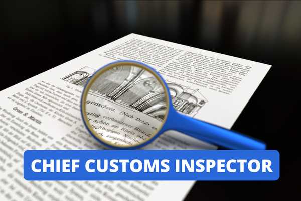 Criteria for title of main customs inspector from July 18, 2022? When civil servants take the exam to raise the rank of Chief Customs Inspector, is it necessary to have experience in customs administration and public affairs?