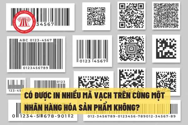 Có được in nhiều mã vạch trên cùng một nhãn hàng hóa sản phẩm không? 