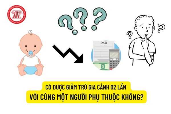 Có được giảm trừ gia cảnh 02 lần với cùng một người phụ thuộc không?