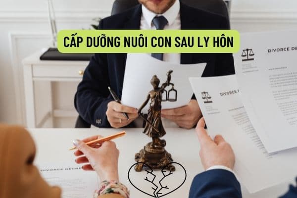 Mức cấp dưỡng nuôi con sau ly hôn tối thiểu là bao nhiêu?