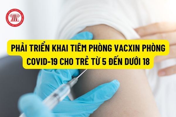 Phải triển khai tiêm phòng Vacxin phòng Covid-19 cho trẻ từ 5 đến dưới 18 tuổi tại các trường học trên địa bàn TP. Hồ Chí Minh như thế nào?