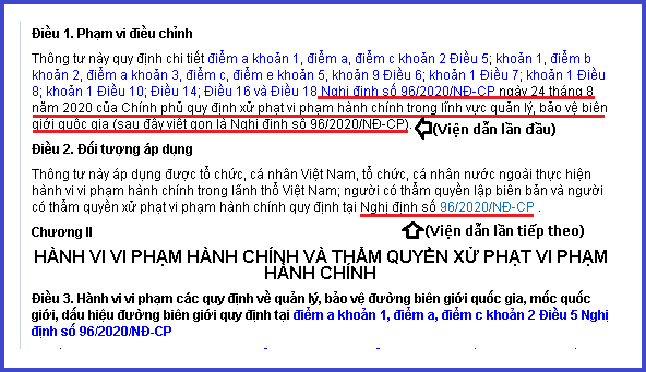 Cách Viện Dẫn Văn Bản Trong Văn Bản Quy Phạm Pháp Luật