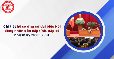 Chi tiết hồ sơ ứng cử đại biểu Hội đồng nhân dân cấp tỉnh, cấp xã nhiệm kỳ 2026-2031 theo Nghị quyết 40/NQ-HĐBCQG