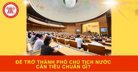 Để trở thành Phó Chủ tịch nước cần đáp ứng tiêu chuẩn về chính tri, tư tưởng, đạo đức, kỷ luật ra sao? 