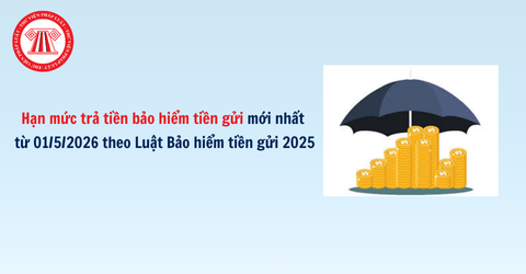 Hạn mức trả tiền bảo hiểm tiền gửi mới nhất từ 01/5/2026 theo Luật Bảo hiểm tiền gửi 2025