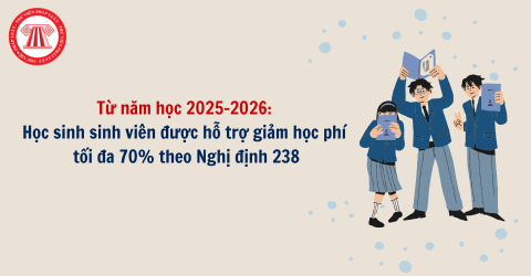 Từ năm học 2025-2026: Học sinh sinh viên được hỗ trợ giảm học phí tối đa 70% theo Nghị định 238