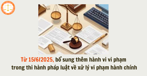 Từ 15/6/2025, bổ sung thêm hành vi vi phạm trong thi hành pháp luật về xử lý vi phạm hành chính