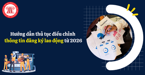 Hướng dẫn thủ tục điều chỉnh thông tin đăng ký lao động từ 01/01/2026