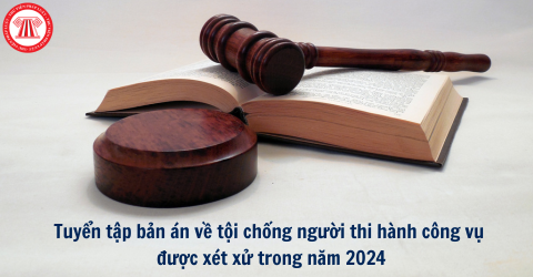 Tuyển tập bản án về tội chống người thi hành công vụ được xét xử trong năm 2024