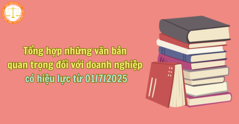 Tổng hợp những văn bản quan trọng đối với doanh nghiệp có hiệu lực từ 01/7/2025