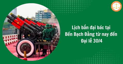 Lịch bắn đại bác tại Bến Bạch Đằng từ nay đến đại lễ 30/4? Ngày 30/4 sẽ bắn đại bác bao nhiêu phát? (Hình từ Internet)