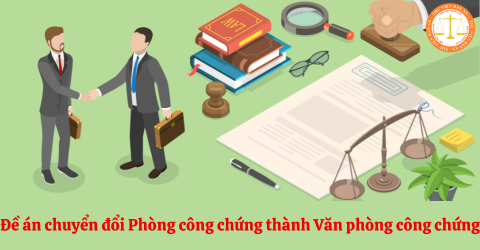 Các nội dung của Đề án chuyển đổi Phòng công chứng thành Văn phòng công chứng