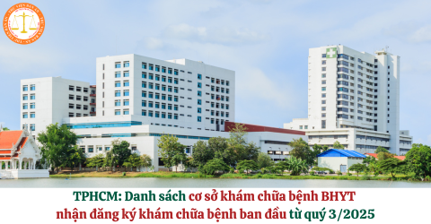 TPHCM: Danh sách cơ sở khám chữa bệnh BHYT nhận đăng ký khám chữa bệnh ban đầu từ quý 3/2025