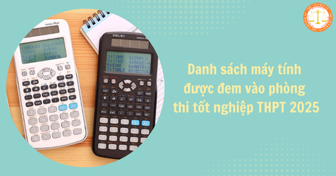 Danh sách máy tính được đem vào phòng thi tốt nghiệp THPT 2025 (Hình từ Internet)