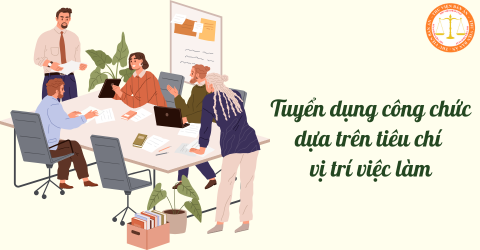 Đề xuất tuyển dụng công chức dựa trên tiêu chí vị trí việc làm
