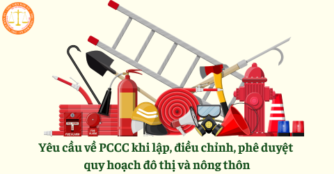 Các yêu cầu về phòng cháy, chữa cháy khi lập, điều chỉnh, phê duyệt quy hoạch đô thị và nông thôn?