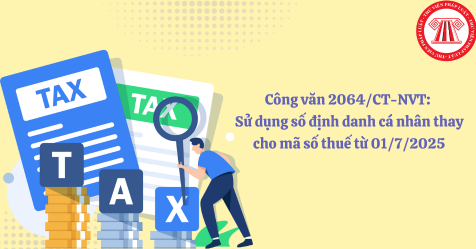 Công văn 2064/CT-NVT: Sử dụng số định danh cá nhân thay cho mã số thuế từ 01/7/2025 (Hình từ Internet)