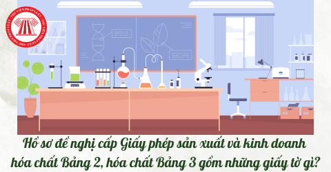 Trình tự, thủ tục về cấp Giấy phép sản xuất và kinh doanh hóa chất Bảng 2, hóa chất Bảng 3