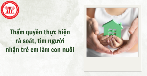 Thẩm quyền thực hiện rà soát, tìm người nhận trẻ em làm con nuôi từ ngày 01/7/2025
