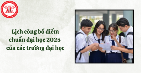Lịch công bố điểm chuẩn đại học 2025 của các trường đại học